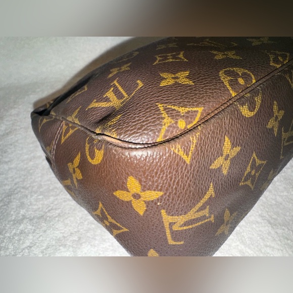 Louis Vuitton Vintage Cosmetic Pouch Bag TrousseToilette 28 Brown Monogram - Picture 7 of 16